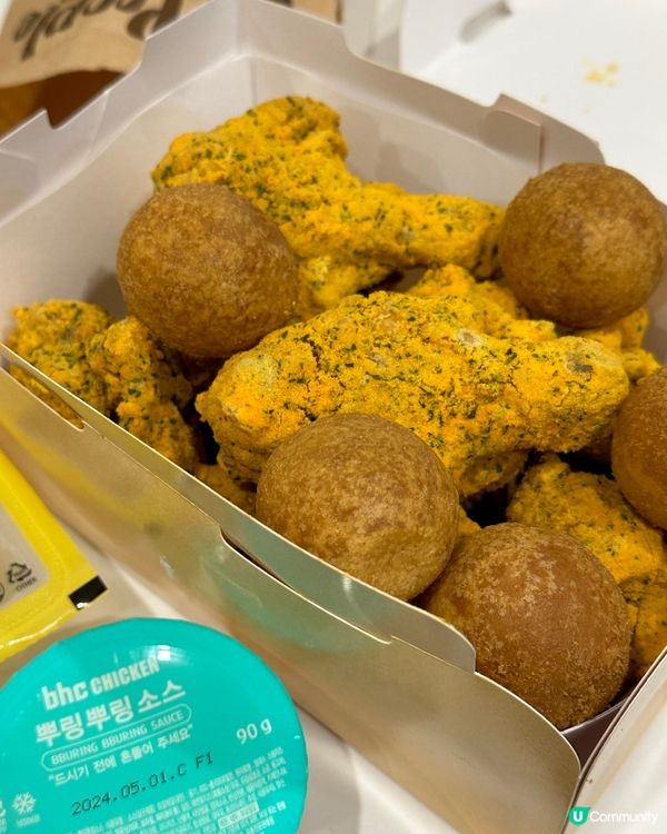 韓國必食推薦🍗BHC芝士雪花炸雞+芝士波