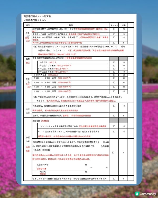 移民日本🇯🇵4大常用長居簽證+永住條件🤔不需日籍家屬/伴侶‼️