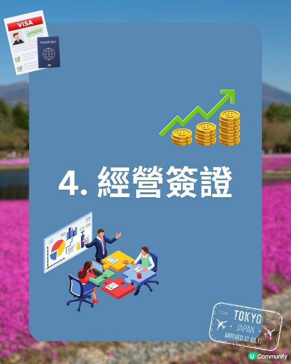 移民日本🇯🇵4大常用長居簽證+永住條件🤔不需日籍家屬/伴侶‼️