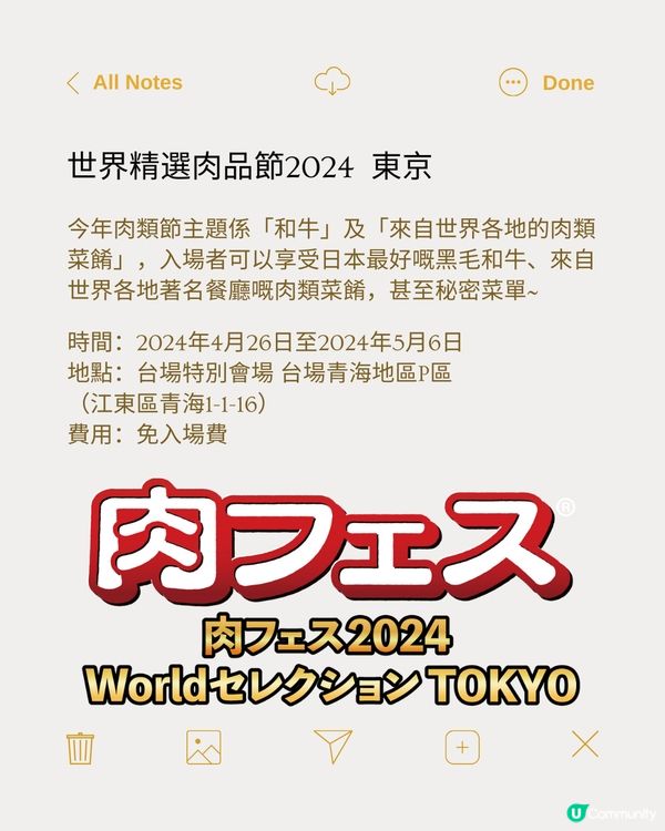 東京4月限定展覽活動‼️必去肉類祭🥩😍微型作品攝影展📸免入場