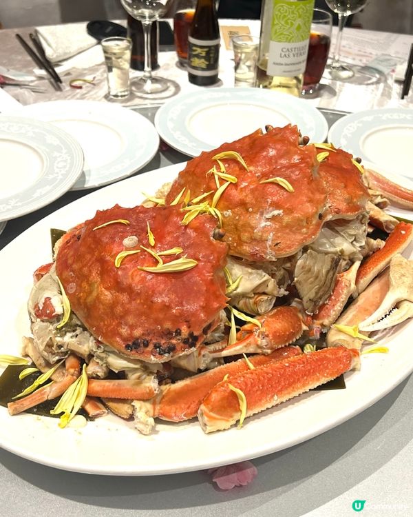 🦀蟹控必試😍日本清酒蒸北海道松葉長腳蟹