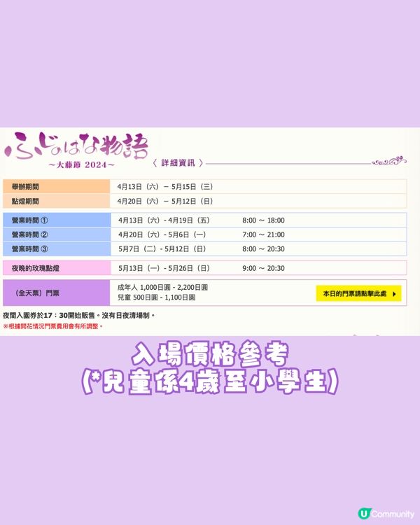 紫藤花4月東京接力盛開💜全日本唯一獲評世界10大夢幻旅遊景點