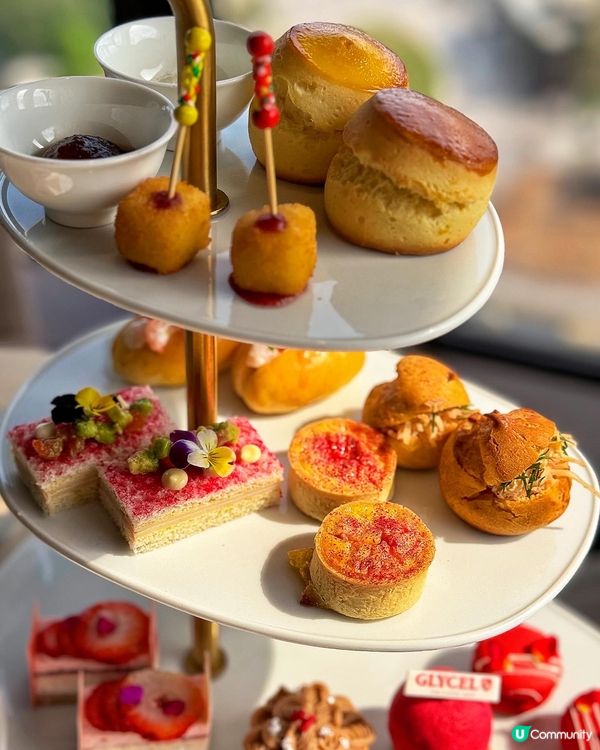 ☁️ 無敵維港景! 美肌下午茶