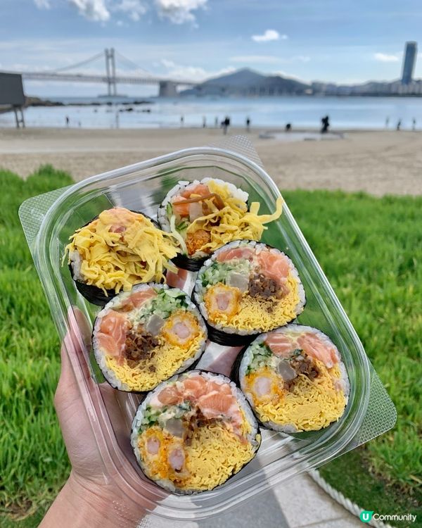 🇰🇷韓國必食推薦！超大份紫菜包飯！cp值爆燈