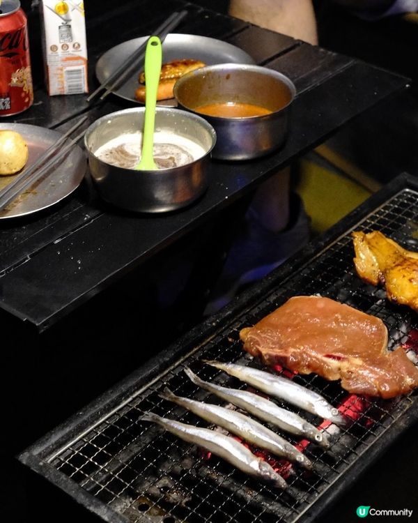 銅鑼灣鬧市之中竟然可以帶埋小動物一齊BBQ🥰 