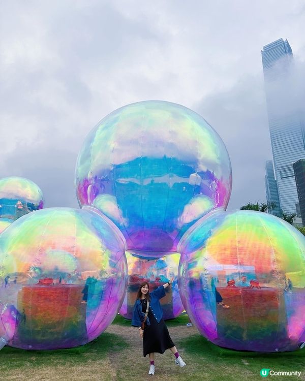 西九巨型泡泡限定打卡位