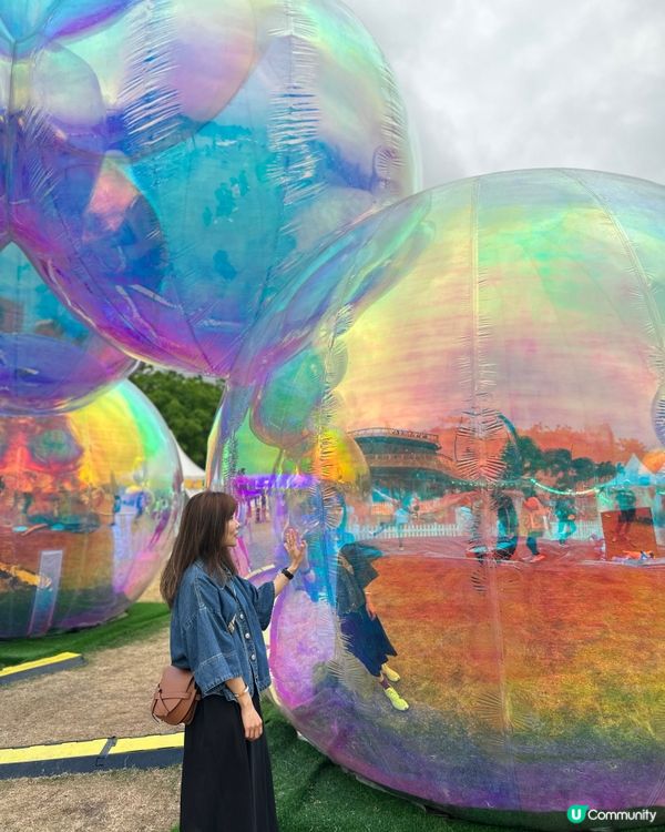 西九巨型泡泡限定打卡位