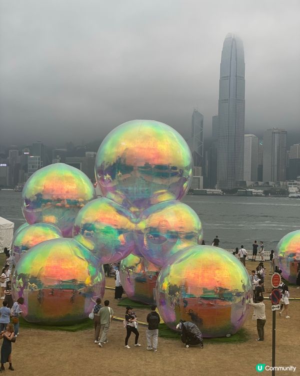 西九巨型泡泡限定打卡位