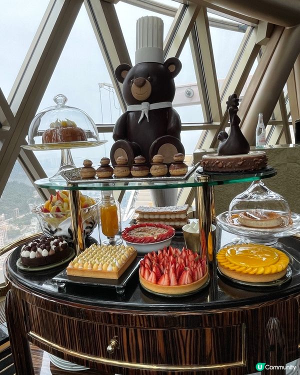 見到甜品車勁興奮