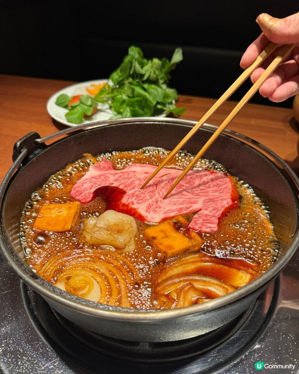 日本東京米芝蓮和牛壽喜燒