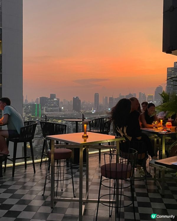 曼谷sky bar·HK$256享受夕陽、4道菜、無限飲品