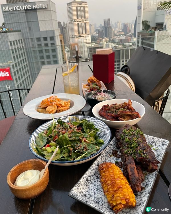 曼谷sky bar·HK$256享受夕陽、4道菜、無限飲品