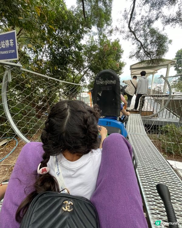 珠海景山公園索道刺激玩