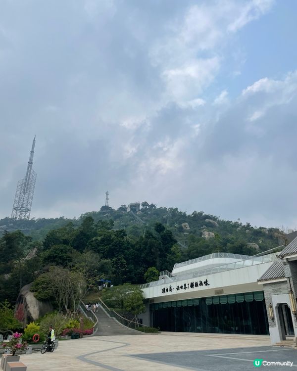 珠海景山公園索道刺激玩