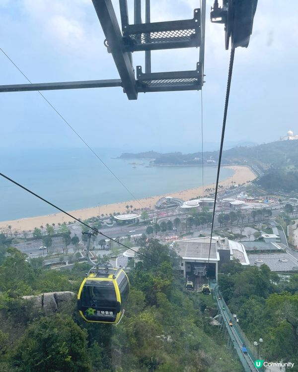 珠海景山公園索道刺激玩
