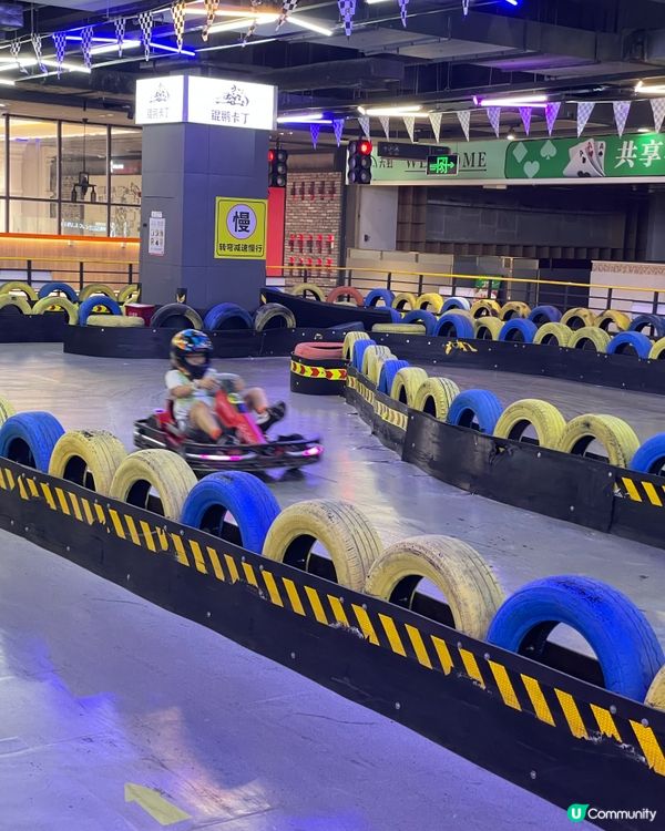 親子室內卡丁車場好玩體驗
