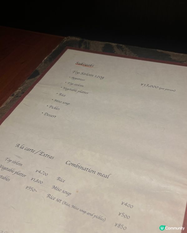 東京隱世米芝蓮壽喜燒🥩