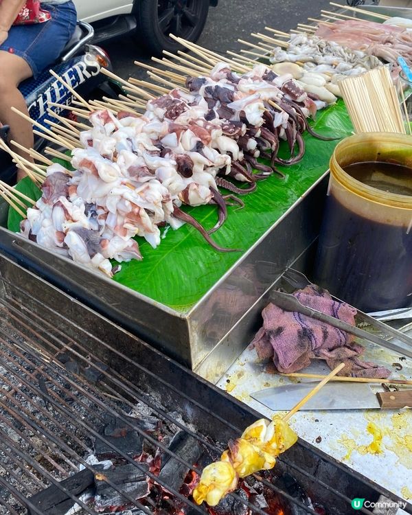 地道泰國街頭炭爐串燒