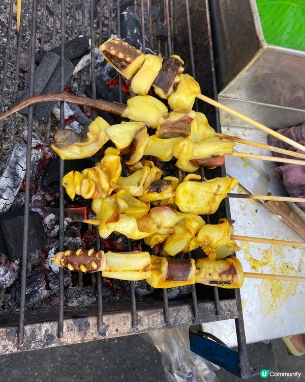 地道泰國街頭炭爐串燒