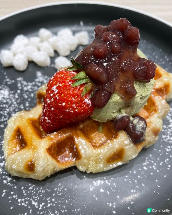  😍千層酥窩夫🧇榴槤水晶、芒果西米露🥭