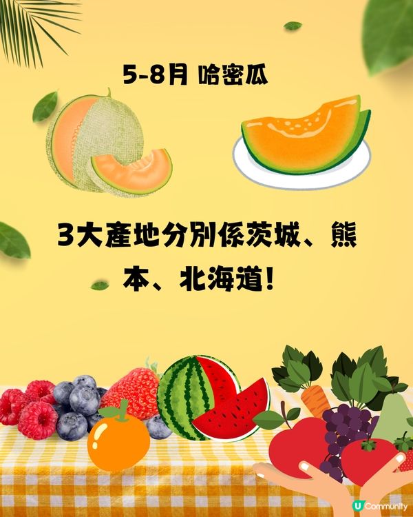 日本四季時令水果時間表🍓幾時食最好味？遊日必睇🇯🇵