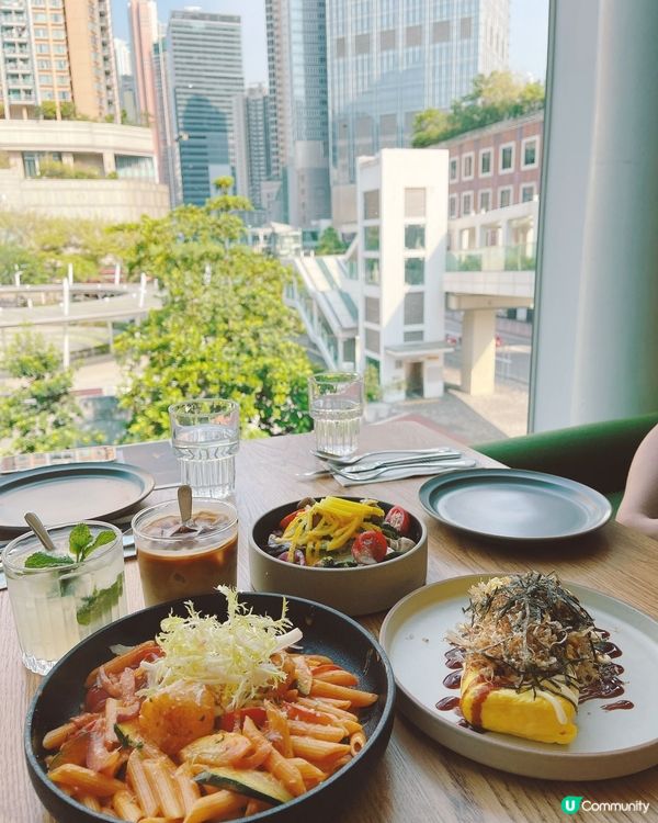 美食靚啡配靚景✨️💚木系西日餐廳