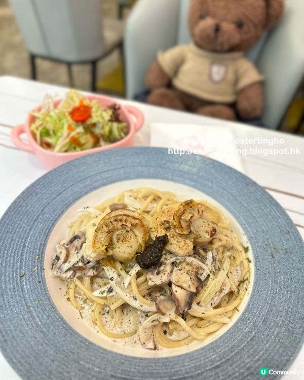 炮台山熊啤啤主題cafe 🐻 可愛嘅 💕 睡眠熊芝士蛋糕