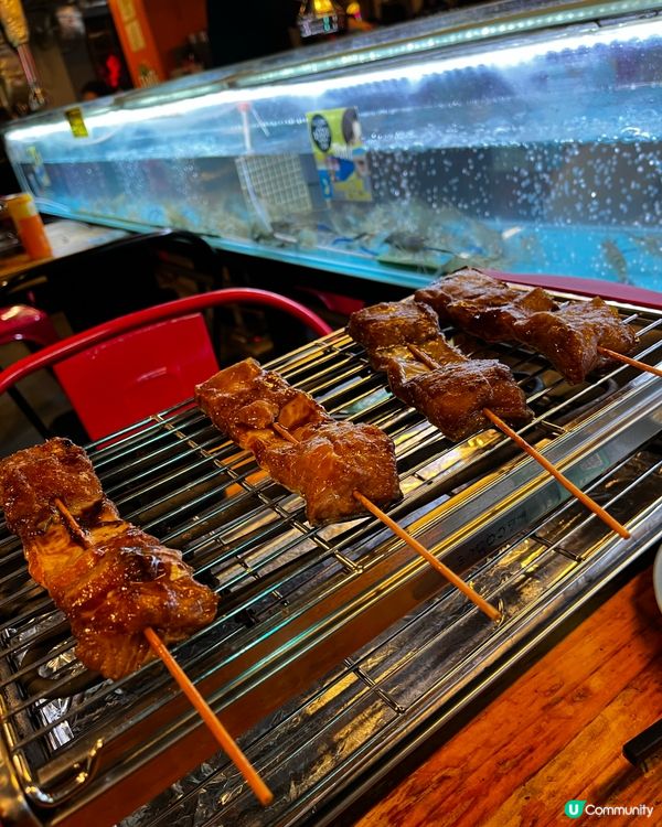 嚟呢度可以盡情食海鮮燒烤😍