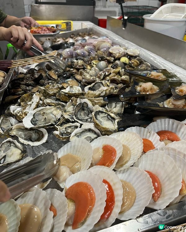 嚟呢度可以盡情食海鮮燒烤😍