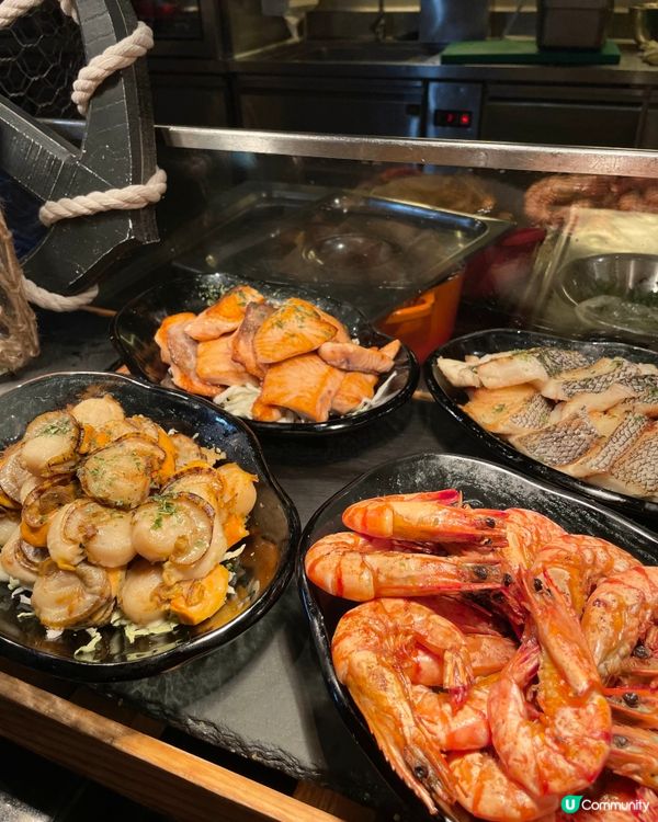 海鮮控大滿足！環球海鮮盛宴自助晚餐
