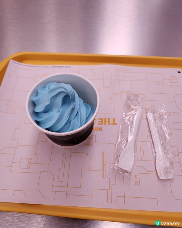 海鹽+朱古力軟雪糕，好味呀