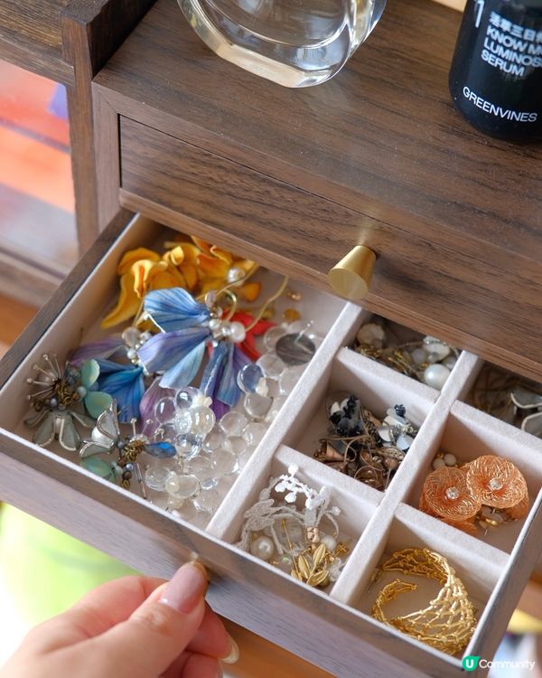 高質淘寶✨經典復古多層木製首飾盒