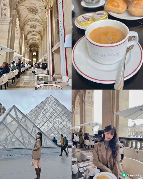 巴黎🤍羅浮宮最美網紅餐廳