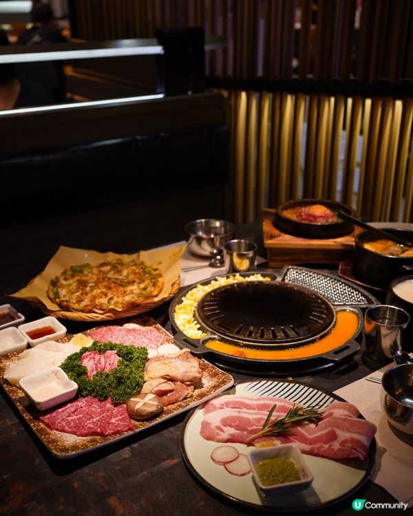 韓燒連鎖店 一級五花肉套餐性價比高