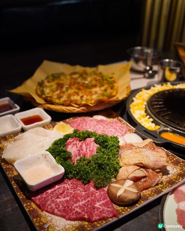 韓燒連鎖店 一級五花肉套餐性價比高