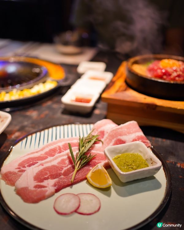 韓燒連鎖店 一級五花肉套餐性價比高