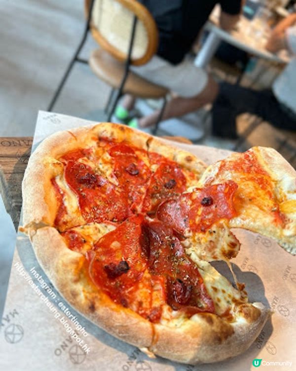 【觀塘 食記】又嚟嘆個 brunch ♥ 意式辣肉腸薄餅。葡式香辣燒雞配薯條 ♥ Flames 海濱滙