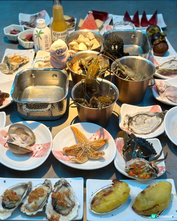 深圳超人氣活海鮮 x 烤榴蓮自助餐