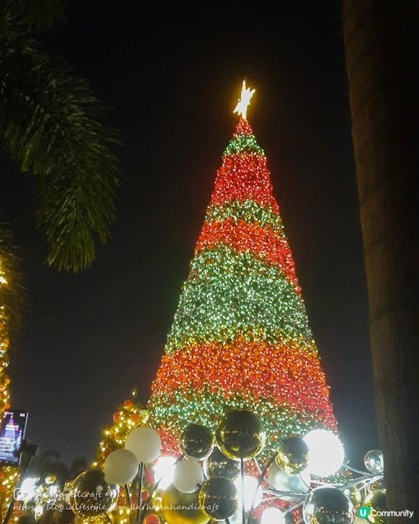 【旅遊香港】西九聖誕樹配日落美景 - 西九龍文化區