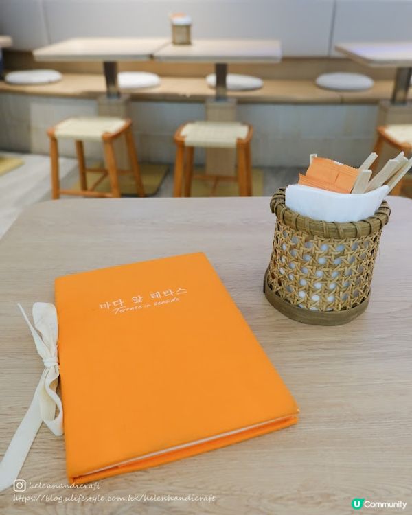 【吃下沙田】可愛鮮橙主題韓式cafe - Terrace in Seaside
