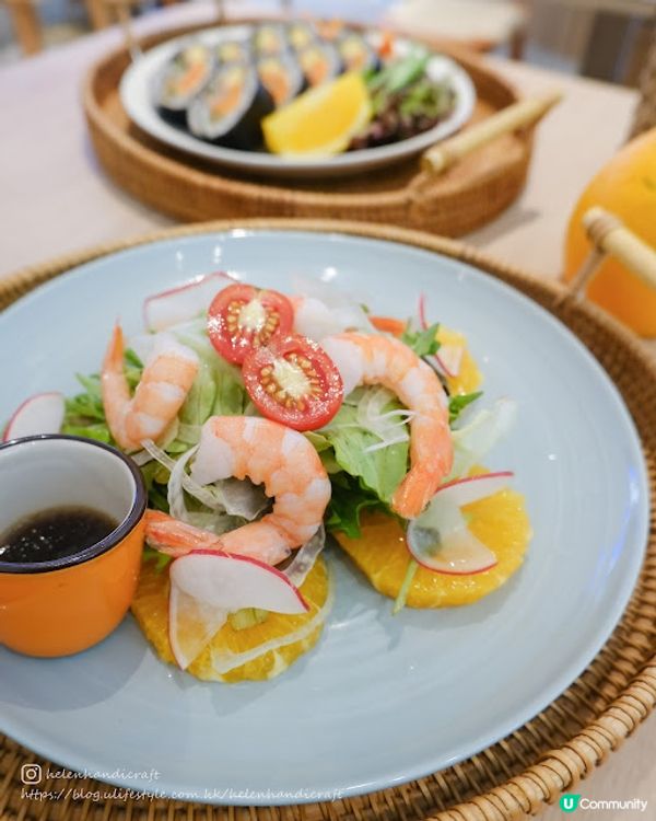 【吃下沙田】可愛鮮橙主題韓式cafe - Terrace in Seaside