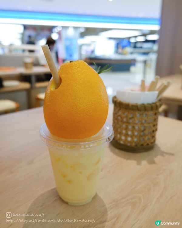 【吃下沙田】可愛鮮橙主題韓式cafe - Terrace in Seaside
