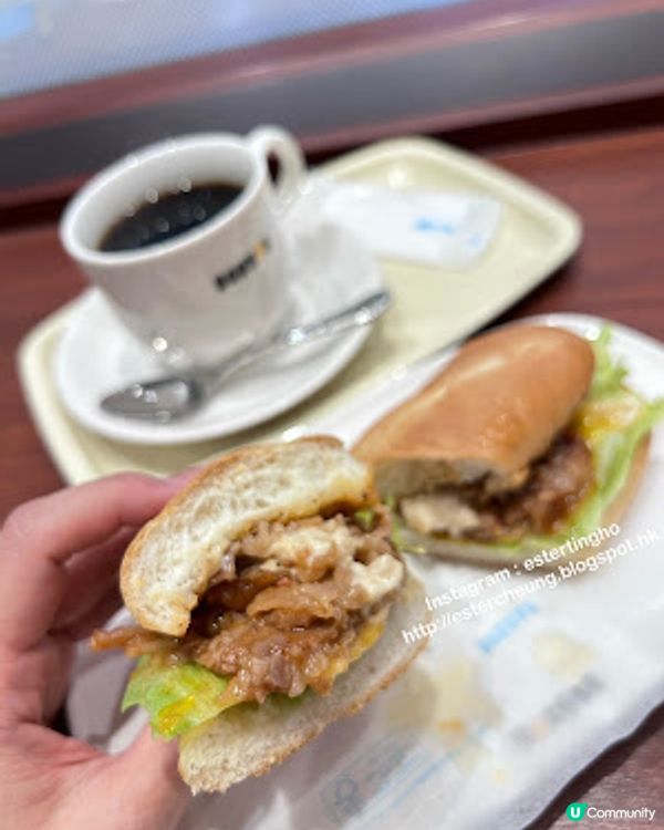 上野│御徒町。食記 ♥ 日本連鎖咖啡店 DOUTOR Coffee 嘆個快靚正早餐 ♥ 期間限定。信州味噌生薑芝士牛小排 米蘭三文治