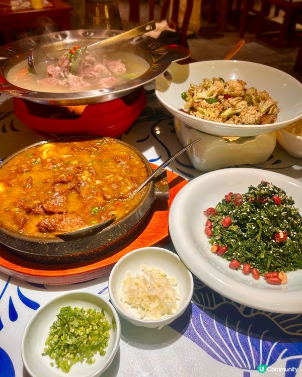 深圳！陜西菜，羊肉鍋湯頭清甜