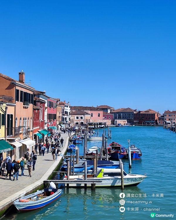 【威尼斯．卡米菲】玻璃島Murano適合閒逛運河邊