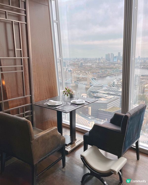 倫敦✨The Shard高空美景餐廳