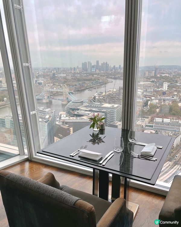 倫敦✨The Shard高空美景餐廳