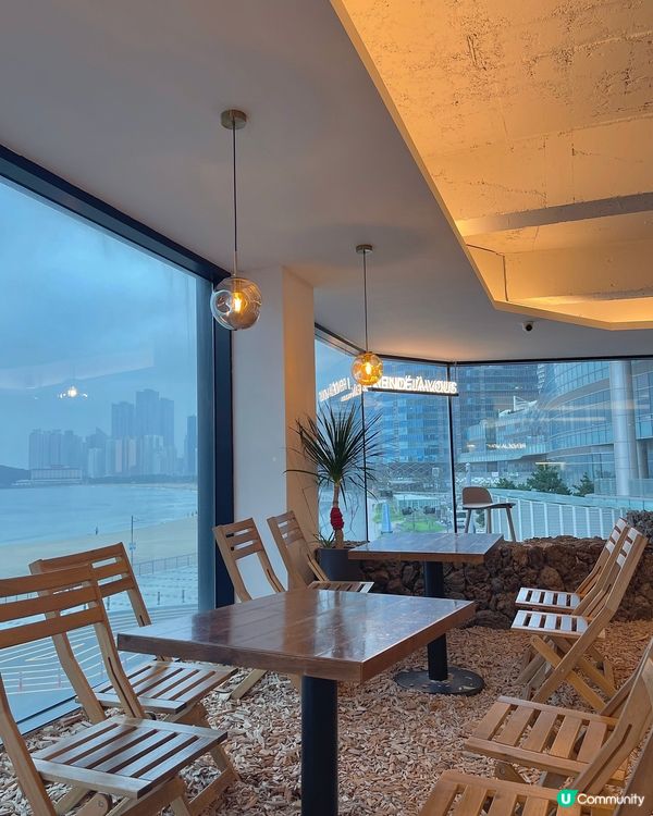 釜山💙全海景打卡cafe