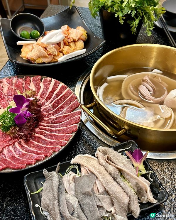 元朗1蚊雞煲，真材實料，推薦椰子雞鍋！