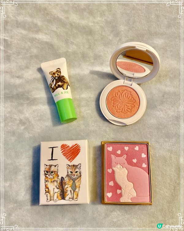 【整理妝物】🎇 胭脂系列 🧫 唔捨得用有貓貓圖案果個